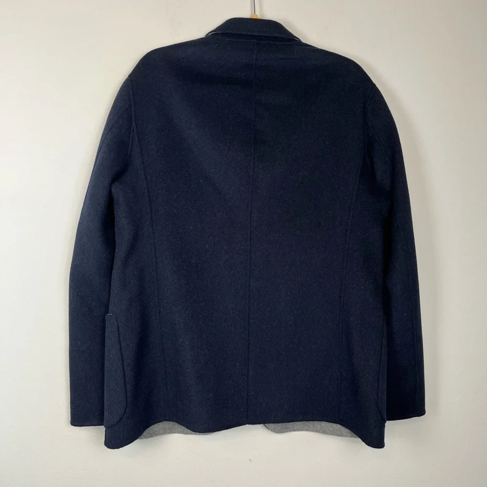 Giorgio Armani Corporation Navy Blue Wool Cashmere Soft Sport Coat IT 52/US 42